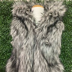 Talula Fur hooded vest